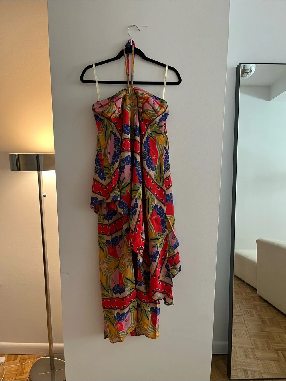 Farm Rio Colorful Tropical Strapless Maxi Dress - Picture 6 of 9